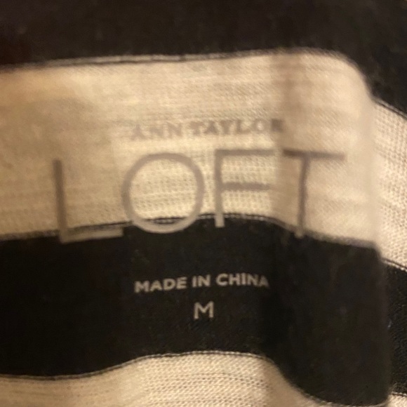 Black and white stripe tank top with sequins - Picture 2 of 3